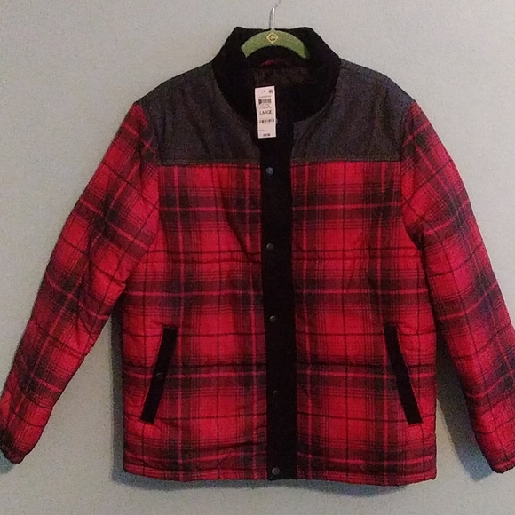 NWT. Sun + StoneEarl Colorblocked Plaid Jacket. - Picture 2 of 9